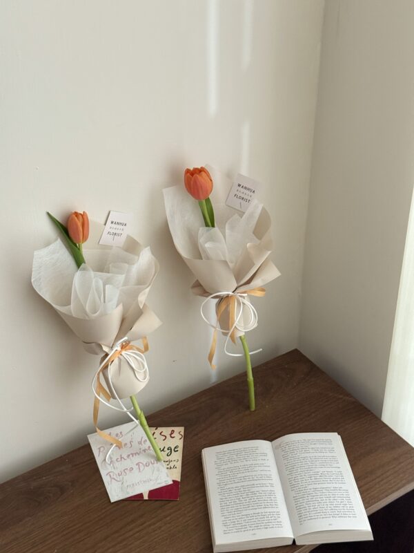 鮮花-單支鬱金香花束/5色可選