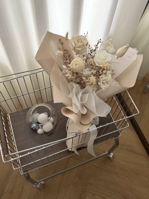 永生花束m- 摯愛 / 3色可選 (免運宅配)