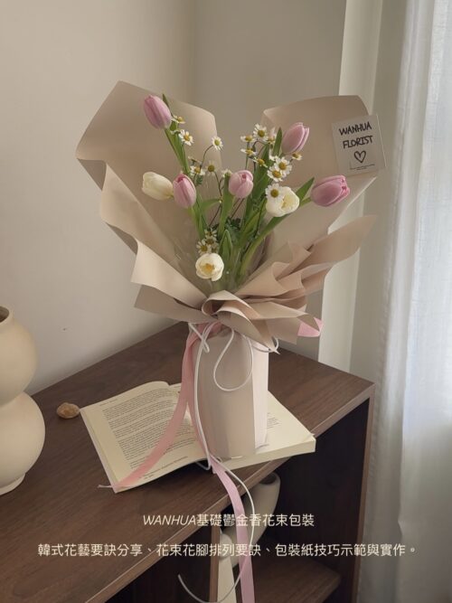 Screenshot 12月/韓式單一鬱金香基礎花束-單堂課程