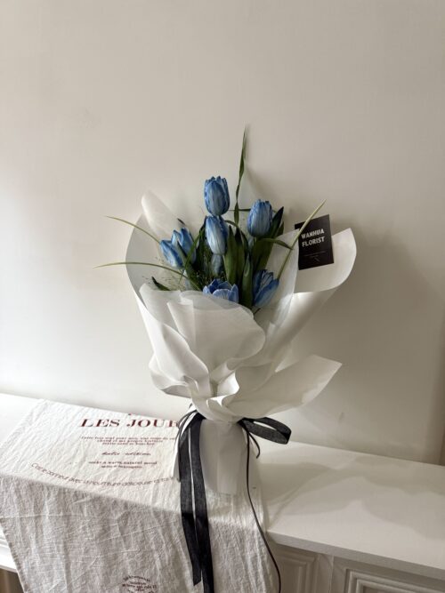 韓式單一鬱金香基礎花束-單堂課程