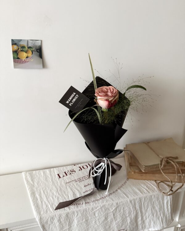 214情人節-單支卡布玫瑰浪漫花束