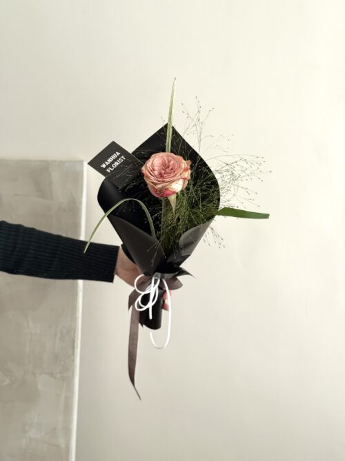 214情人節-單支卡布玫瑰浪漫花束