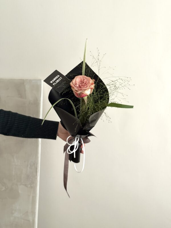 214情人節-單支卡布玫瑰浪漫花束