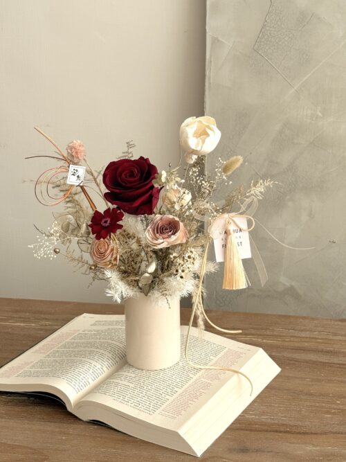 桃喜迎春 - 新春永生年花s (免運宅配)