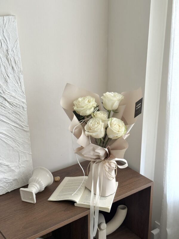 214情人節-6朵進口玫瑰花束m / 4色可選