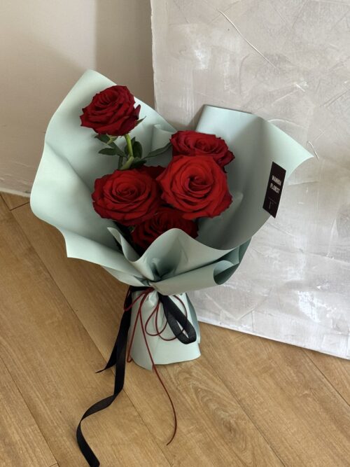 214情人節-6朵進口玫瑰花束m / 4色可選