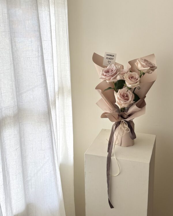 214情人節-6朵進口玫瑰花束m / 4色可選