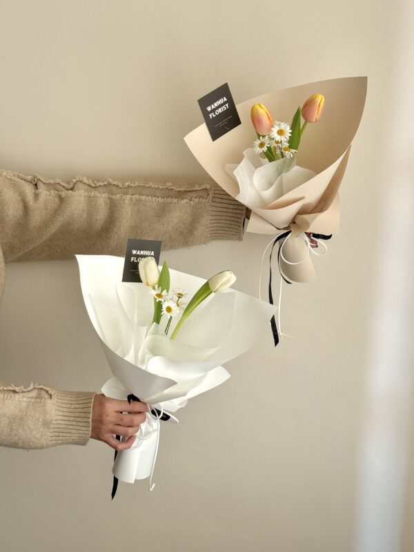 牽手-2支鬱金香花束xs