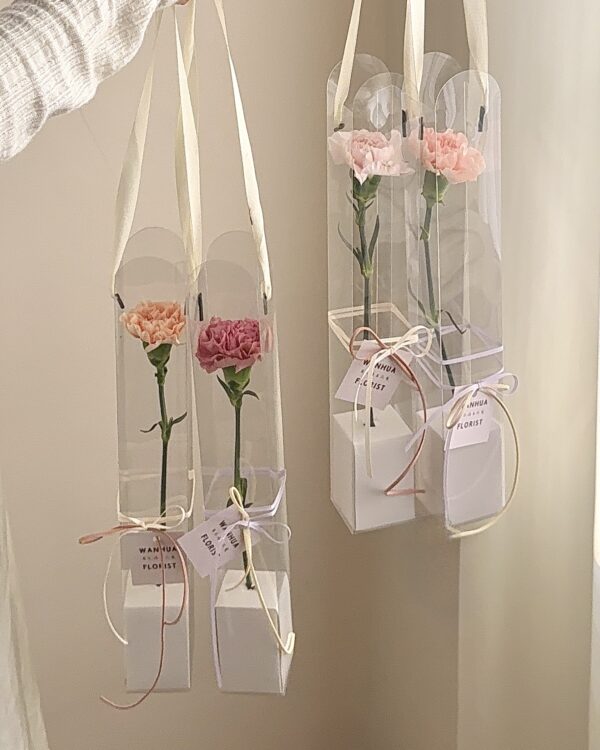 Ｍom 康乃馨簡單提盒花