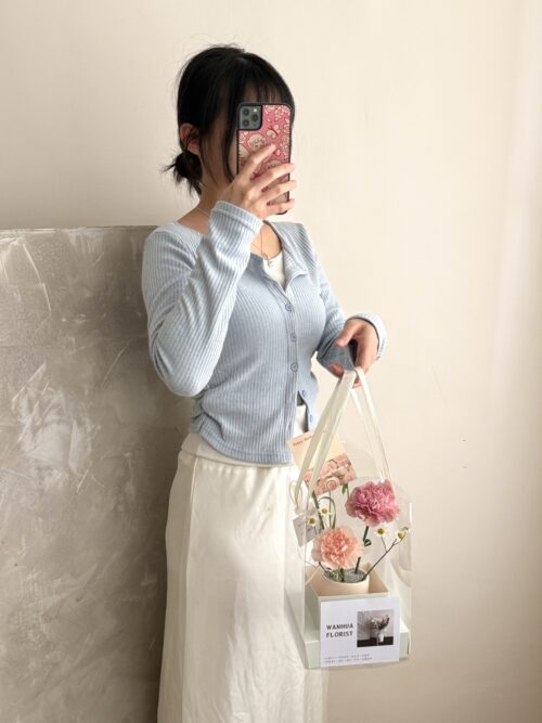 Ｍom-康乃馨寶石小桌花