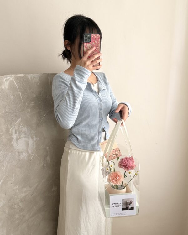 Ｍom-康乃馨寶石小桌花