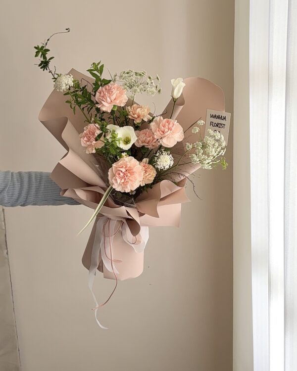 Ｍom-溫柔杏桃花束Ｓ/ M