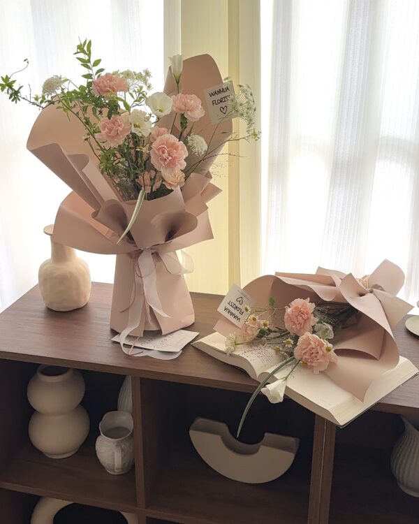 Ｍom-溫柔杏桃花束Ｓ/ M