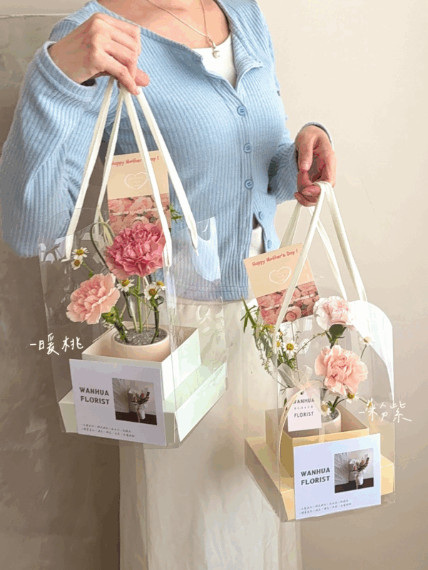 Ｍom-康乃馨寶石小桌花