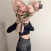 IMG_6115 初階單一玫瑰基礎螺旋花腳花束-單堂課程